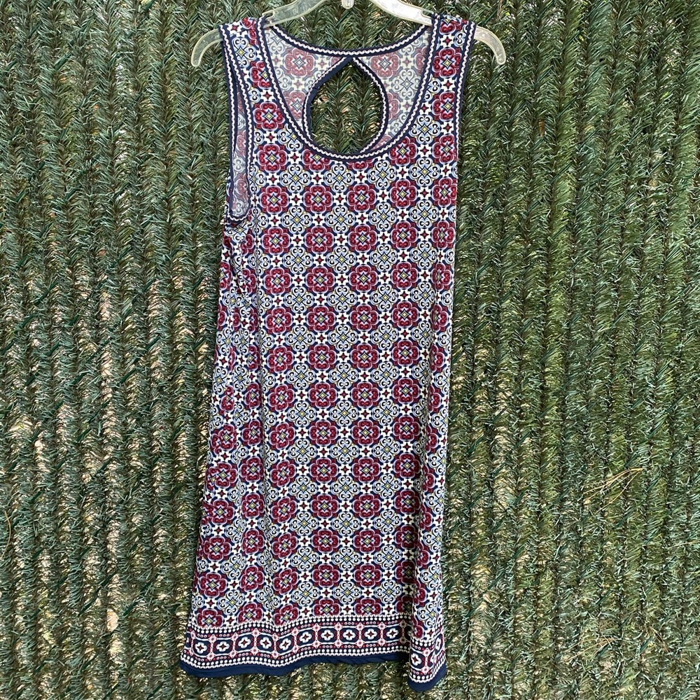 Bold Pattern Slip Dress